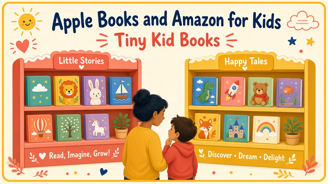 Apple Books and Amazon for Kids: How to Choose Where to Buy