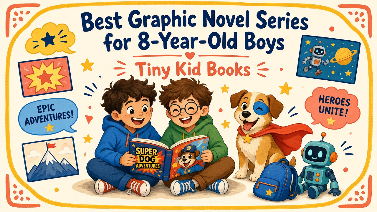 Best Graphic Novel Series for 8-Year-Old Boys