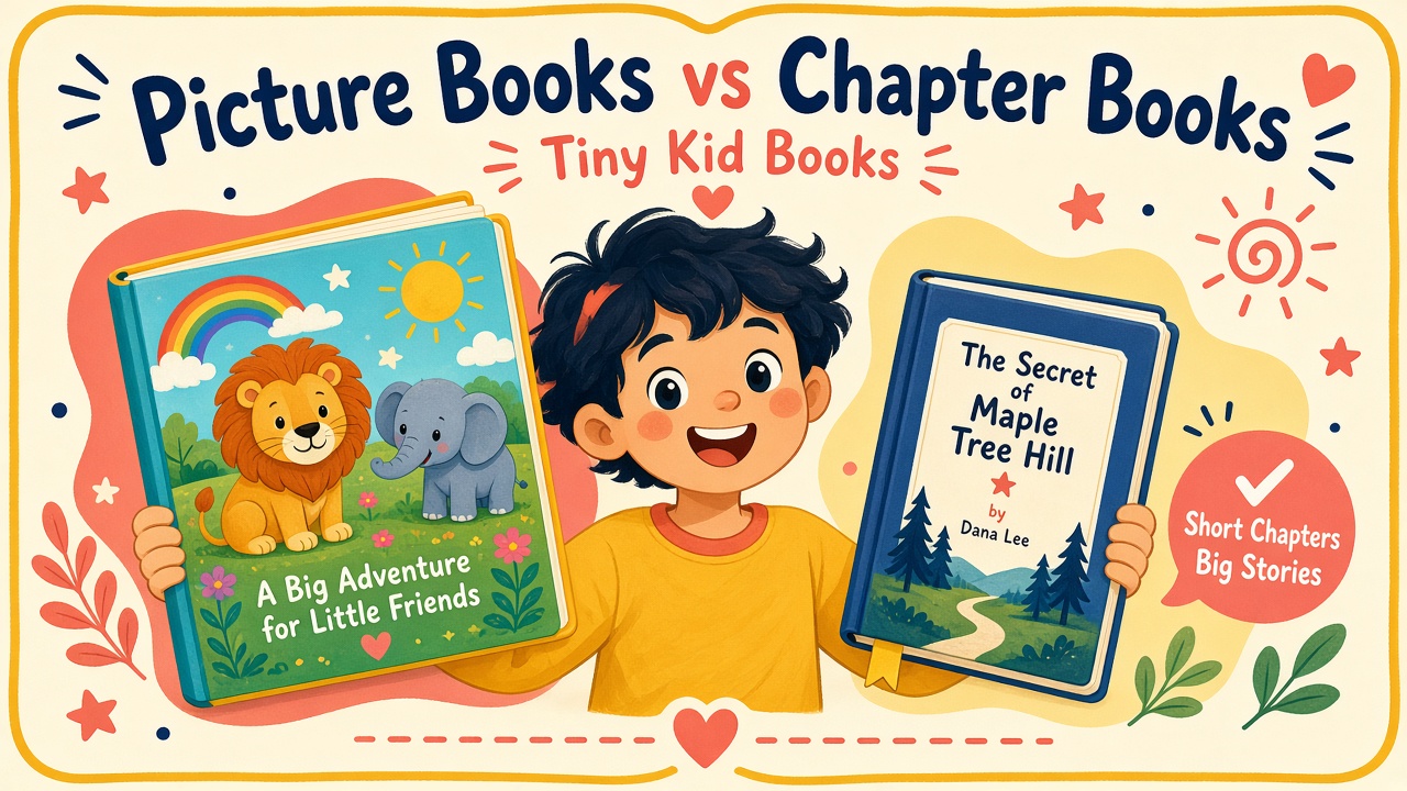 Picture Books vs Chapter Books: When Is Your Child Ready?